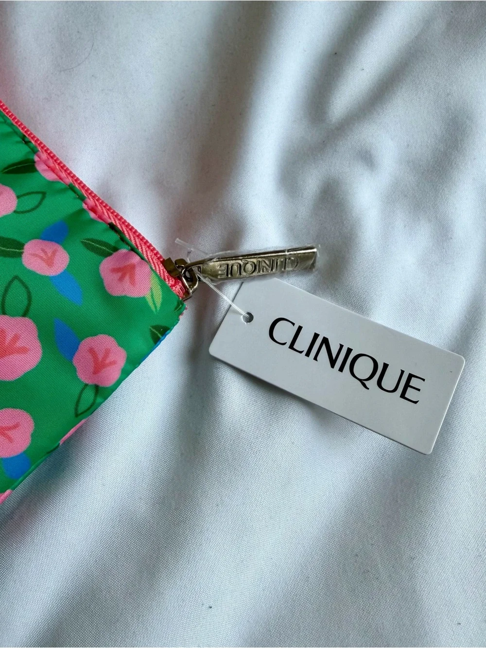 Clinique Cosmetic Pouch with samples